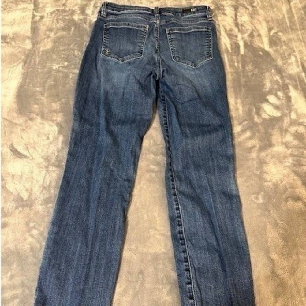 KUT from the Kloth Jeans Womens 2 Catherine High Rise Boyfriend Blue Distressed - Picture 2 of 13